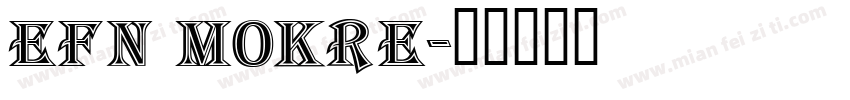 EFN Mokre字体转换